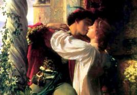 Raksturīga Juliet Capulti no William Shakespeare traģēdijas