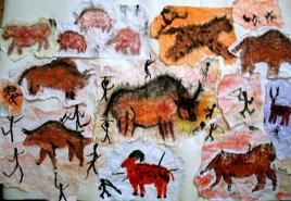 Kā un ar ko cilvēki zīmēja no primitīviem laikiem līdz viduslaikiem Klinšu gleznojumu rašanās vēsture