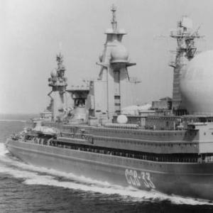 Le plus grand navire nucléaire de l'URSS Navire Oural doté d'une centrale nucléaire de l'URSS